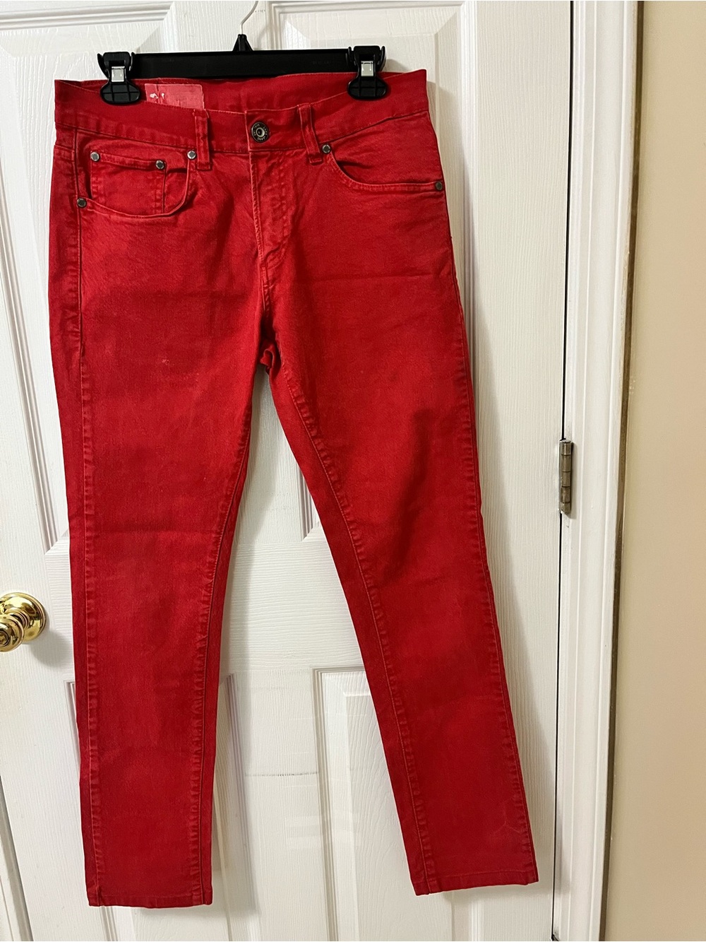 Zara Red Men's Slim Fit Jeans